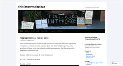 Desktop Screenshot of chiclanatomalaplaza.wordpress.com