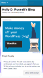 Mobile Screenshot of hollydroo.wordpress.com
