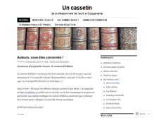 Tablet Screenshot of cassetin.wordpress.com