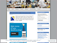 Tablet Screenshot of istgrade3.wordpress.com
