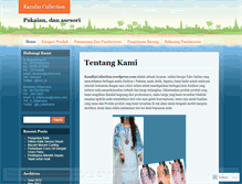 Tablet Screenshot of kamiliacollection.wordpress.com