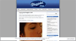 Desktop Screenshot of bloggidol.wordpress.com