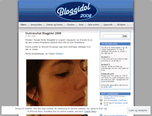 Tablet Screenshot of bloggidol.wordpress.com