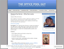 Tablet Screenshot of officepoolguy.wordpress.com