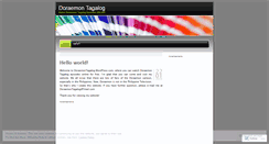 Desktop Screenshot of doraemontagalog.wordpress.com