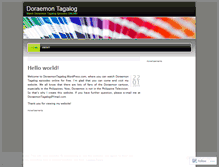 Tablet Screenshot of doraemontagalog.wordpress.com