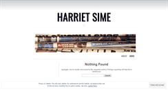 Desktop Screenshot of harrietsime.wordpress.com