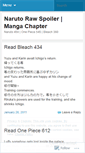 Mobile Screenshot of narutorawspoiler.wordpress.com