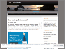 Tablet Screenshot of gudistromstad.wordpress.com