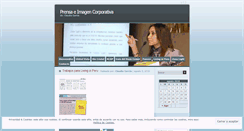 Desktop Screenshot of prensaeimagencorporativa.wordpress.com