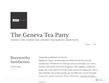 Tablet Screenshot of genevateaparty.wordpress.com