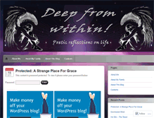 Tablet Screenshot of deepfromwithin.wordpress.com