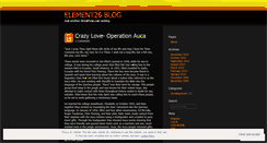 Desktop Screenshot of element26youth.wordpress.com
