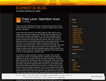 Tablet Screenshot of element26youth.wordpress.com