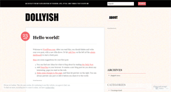 Desktop Screenshot of dollyish.wordpress.com