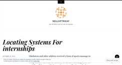 Desktop Screenshot of nellkptrkay.wordpress.com