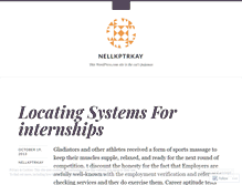 Tablet Screenshot of nellkptrkay.wordpress.com