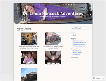 Tablet Screenshot of lindahancockadventures.wordpress.com