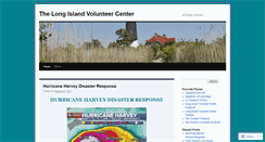 Desktop Screenshot of longislandvolunteercenter.wordpress.com