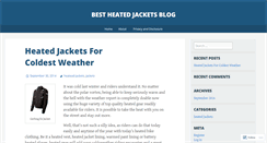 Desktop Screenshot of bestheatedjackets.wordpress.com