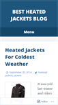 Mobile Screenshot of bestheatedjackets.wordpress.com