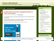 Tablet Screenshot of greenschoolyard.wordpress.com