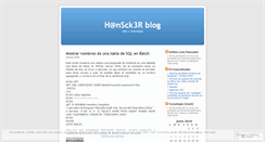 Desktop Screenshot of hanscker.wordpress.com