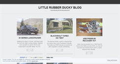Desktop Screenshot of littlerubberducky.wordpress.com