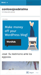 Mobile Screenshot of conlosojosdelalma.wordpress.com