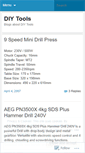 Mobile Screenshot of diytools.wordpress.com