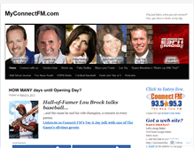 Tablet Screenshot of connectfm.wordpress.com