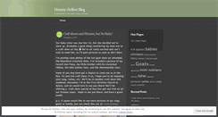 Desktop Screenshot of dreamyhollow.wordpress.com