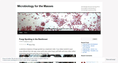 Desktop Screenshot of microforthemasses.wordpress.com