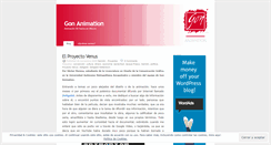Desktop Screenshot of gonanimation.wordpress.com