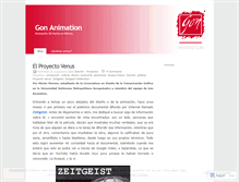 Tablet Screenshot of gonanimation.wordpress.com