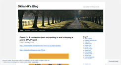 Desktop Screenshot of okhan44.wordpress.com