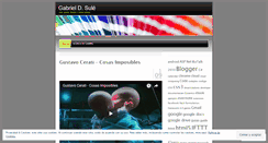 Desktop Screenshot of gabrielsule.wordpress.com