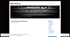 Desktop Screenshot of madinfluence.wordpress.com