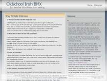 Tablet Screenshot of irishbmx.wordpress.com