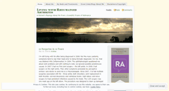 Desktop Screenshot of livingwithra.wordpress.com
