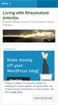 Mobile Screenshot of livingwithra.wordpress.com