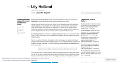 Desktop Screenshot of lilyholland.wordpress.com