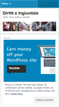 Mobile Screenshot of dirittieingiustizie.wordpress.com