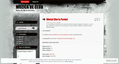 Desktop Screenshot of muzicadeclub.wordpress.com