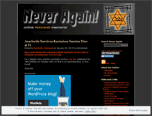 Tablet Screenshot of holokauston.wordpress.com