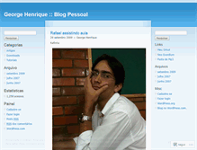 Tablet Screenshot of georgehenrique.wordpress.com