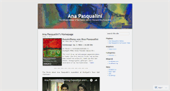 Desktop Screenshot of anapasqualini.wordpress.com
