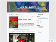 Tablet Screenshot of anapasqualini.wordpress.com