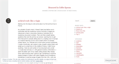 Desktop Screenshot of meincoffeespoons.wordpress.com