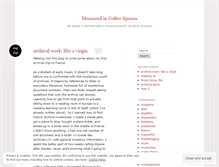 Tablet Screenshot of meincoffeespoons.wordpress.com